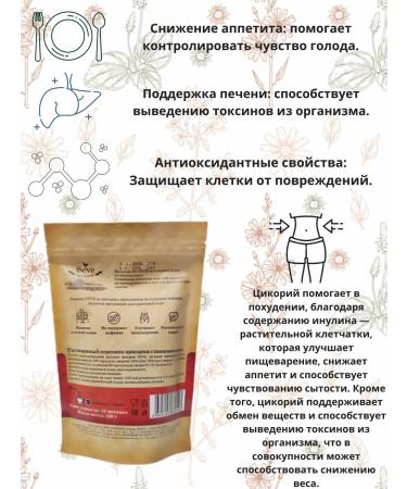 SEVE Soluble 100% chicory powder 100g with rosehip 2 pcs - Buy Online on GoSupps.com