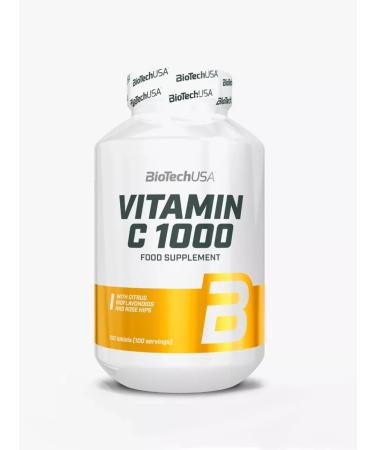 BioTechUSA Vitamin C Vitamin C 1000 (100 tablets) - Buy Online on GoSupps.com