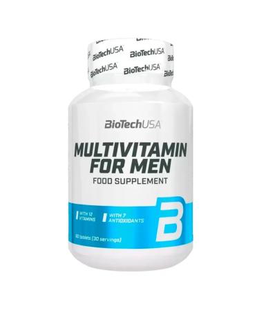 BioTechUSA Vitamins for men Multivitamin for Men 60 tablets - Buy Online on GoSupps.com