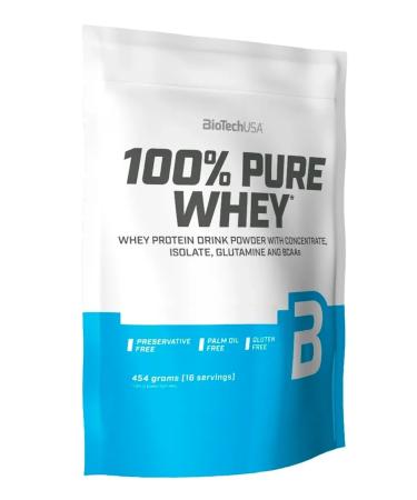 BioTechUSA Serum protein 100% Pure Whey 454g without taste - Buy Online on GoSupps.com