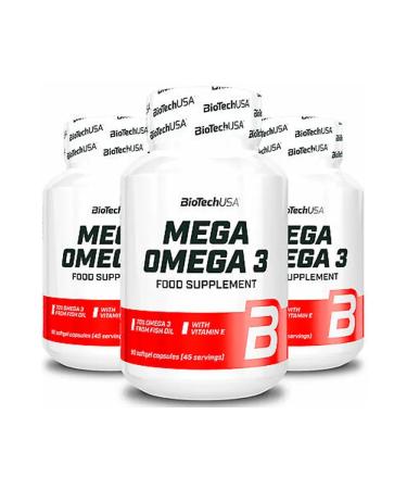 Biotech USA Fish oil Mega Omega-3 90 capsules - Buy Online on GoSupps.com