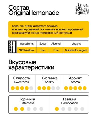 Lemonardo Lemonada natural maracuya 12 pieces 330 ml - Buy Online on GoSupps.com
