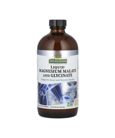 Natures Answer Malat and glycinate of magnesium in liquid form 480 ml