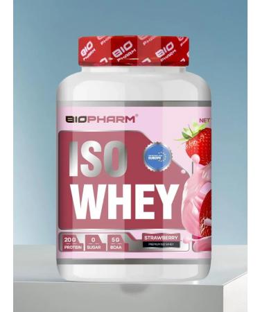 BioPharm Protein protein Premium ISO Whey Strawberry 1920