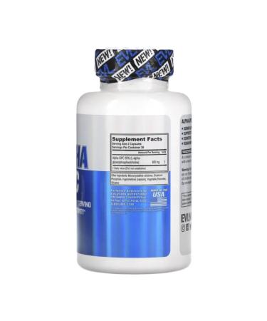 EVLution Nutrition Alpha GPC 150 mg 60 plant capsules - Buy Online on GoSupps.com