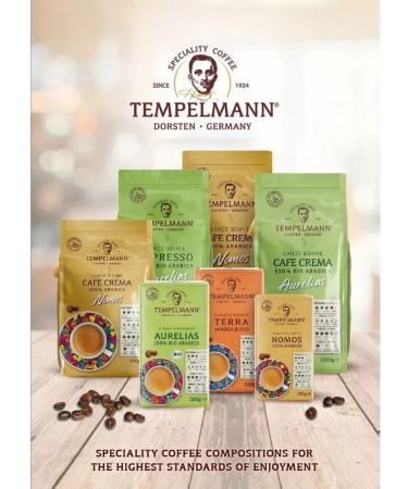 Coffee in the grains of TEMPELMANN NOMOS 500 g x 2 pcs - Buy Online on GoSupps.com