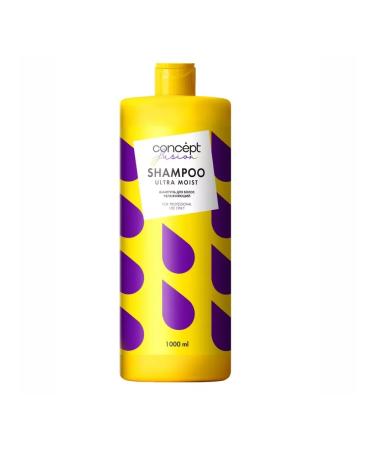 Concept Fusion Moisturizing shampoo Ultra Moist for hair 1000 ml
