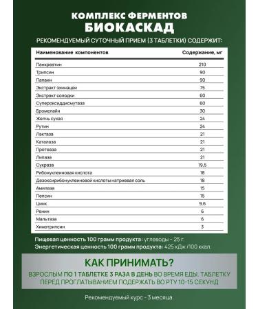 Artlife Complex of enzymes for digestion Biocascad - Buy Online on GoSupps.com