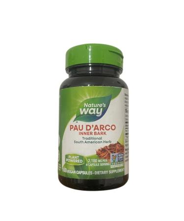 Nature's Way Pau d'Arco ants of an ant 545 mg 100 vegets. Capsul