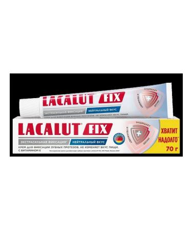 LACALUT Fix cream for fixing dentures neutral 2 pcs - Buy Online on GoSupps.com