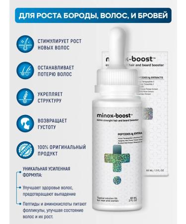 minox-boost The same 5% for hair growth and beard - Buy Online on GoSupps.com