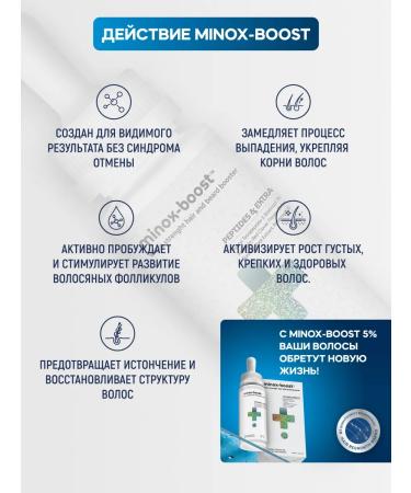 minox-boost The same 5% (2pcs) for hair growth and beard - Buy Online on GoSupps.com