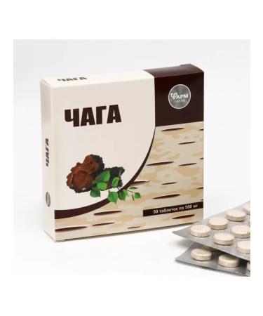 Pharmgroup Chaga tablets for peptic ulcer and gastritis