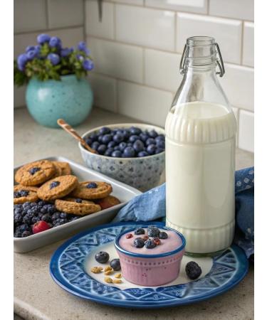 Healthy Family from A to Z Milk is whole fat content 26% GOST 600 g - Buy Online on GoSupps.com