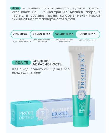 PRESIDENT ORTODODIC PASTARE for Bratens Profi Ortho - Buy Online on GoSupps.com
