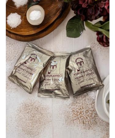 Mehmet Efendi Kurukahveci Turkish Coffee Mehmet Efendi ground 100 g x 3 pcs - Buy Online on GoSupps.com