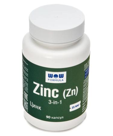 WOW FORMULA Zinc (zn) 3 in one citrate - L -aspartate - lactate - Buy Online on GoSupps.com