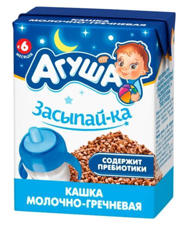 AGUSHA Children's porridge milk and grave 2.5% 200 g