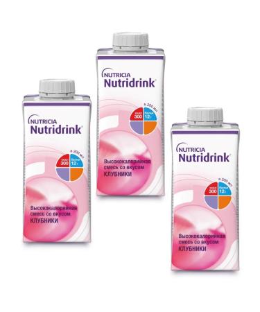 NUTRIDRINK High -calorie nutrition of strawberries