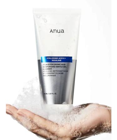 Anua Hyaluronic Moisturizing Gentle Gel Cleanser face - Buy Online on GoSupps.com