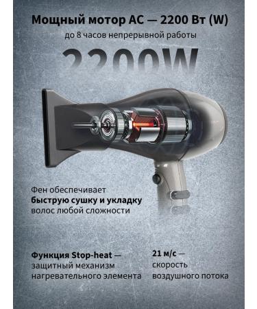 Dewal Barber Style Compact 03-3011 Gunsteel 2200W - Buy Online on GoSupps.com