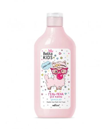 BELITA Gel foam for bathtub bable gum kids for girls