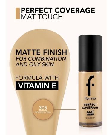 Flormar Mating foundation cream tone 305 - Buy Online on GoSupps.com