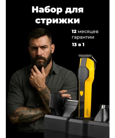 Trimmer for a beard set of male