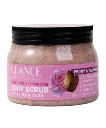 GLANCE Professional Body scrub Peony+almond oil 500 ml