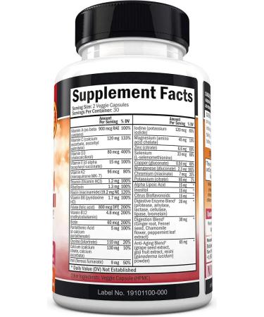 Womens Multivitamin 60 Caps (vitamins complex for women) - Buy Online on GoSupps.com
