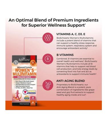 Womens Multivitamin 60 Caps (vitamins complex for women) - Buy Online on GoSupps.com