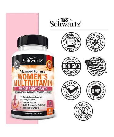 Womens Multivitamin 60 Caps (vitamins complex for women) - Buy Online on GoSupps.com