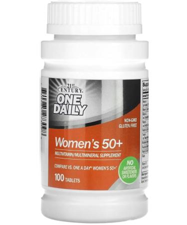 21st Century One Daily Womens 50+ 100 Tablets (for women 50+ years old)
