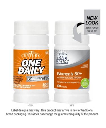 21st Century One Daily Womens 50+ 100 Tablets (for women 50+ years old) - Buy Online on GoSupps.com