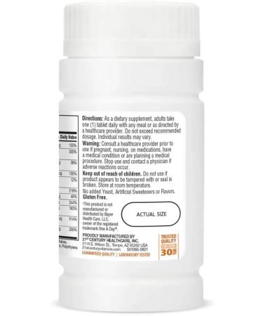 21st Century One Daily Womens 50+ 100 Tablets (for women 50+ years old) - Buy Online on GoSupps.com