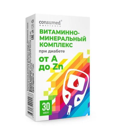 To the vitamin-mineral complex for diabetes from A to Zn No. 30 - Buy Online on GoSupps.com