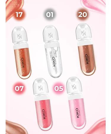 KIKO Milano Lip Volume Set of lip gloss Kiko 3d Hydro Lipgloss 5B1 - Buy Online on GoSupps.com
