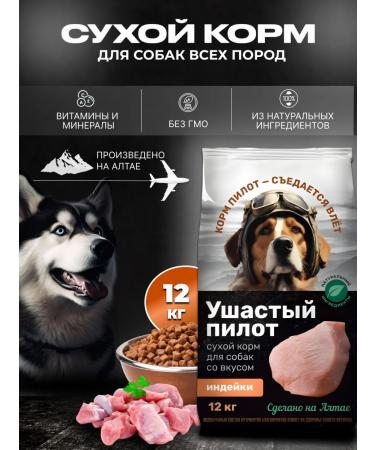 LongEared Pilot Dog feed 12 kg turkey turkey