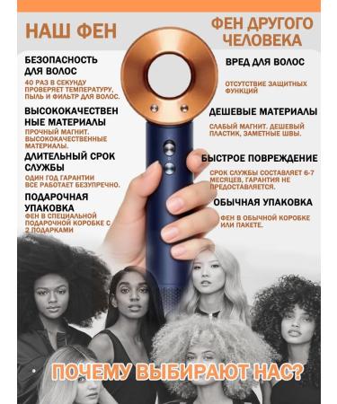 Beutyone hair hair dryer Professional Stoyler with a curling iron 8V1 - Buy Online on GoSupps.com