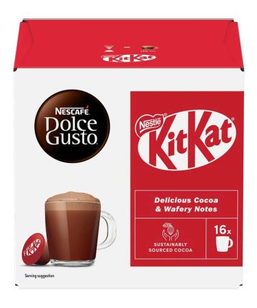 Nescafe Dolce Gusto Coffee capsules Kit Kat (16 capsules) 3UP - Buy Online on GoSupps.com