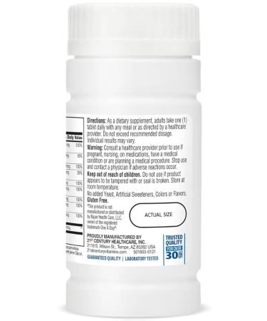 21st Century One Daily Mens Health 100 Tablets (Complex for Men) - Buy Online on GoSupps.com