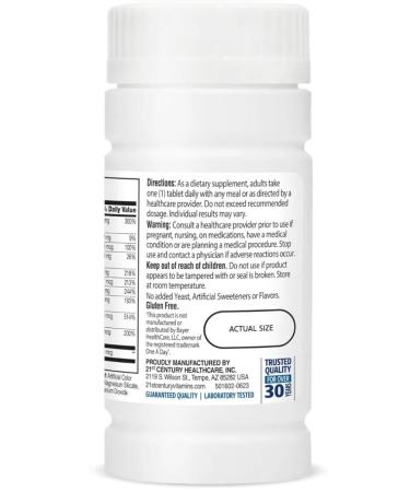 21st Century One Daily Mens 50+ 100 Tablets (Men Cloths) - Buy Online on GoSupps.com