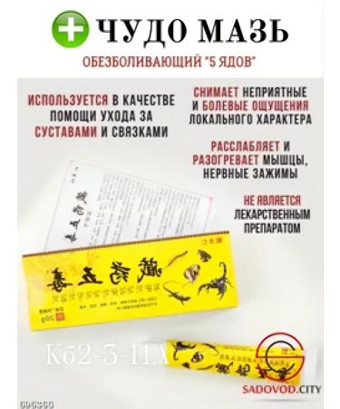 Chinese analgesic ointment for joints and backs - Buy Online on GoSupps.com