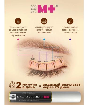 M+ Uzma oil for eyelash and eyebrows - Buy Online on GoSupps.com