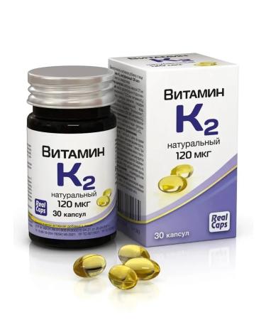 RealCaps Vitamin K2 natural 120 g 30 capsules