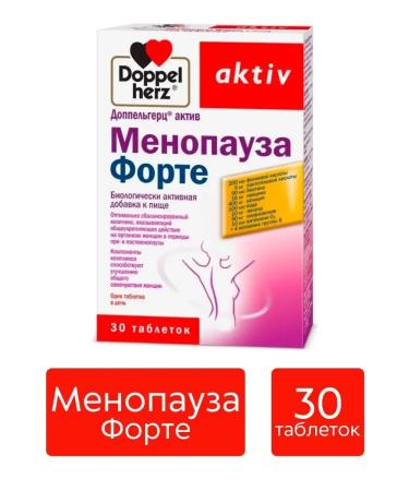 Doppelherz Menopause asset Forte 30 pcs. Tablets weighing 1520 mg