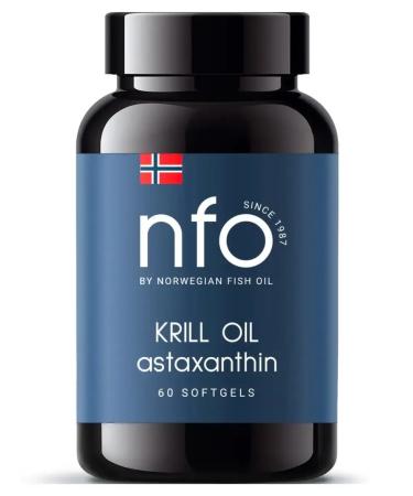 NFO Omega-3 Krile oil 60 capsules 1450 mg Norwegian Fish Oil