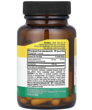 iHerb Benfotiamine 150 mg with Thiamin B1 with cooferment b1 - Buy Online on GoSupps.com