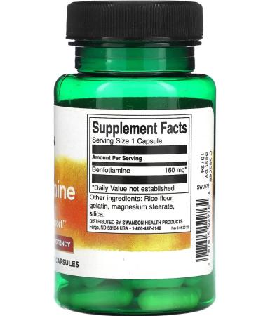 iherb Benfotiamine 160 mg swanson vitamins - Buy Online on GoSupps.com