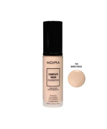 MOIRA Complete Wear Foundation Cream (150 Barely Beige) - Buy Online on GoSupps.com